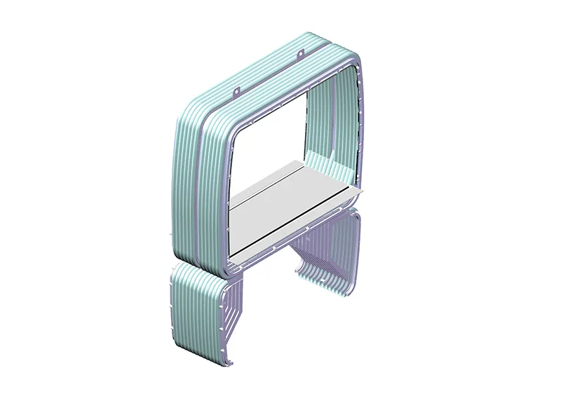 Gangway for Straddling Monorail Train