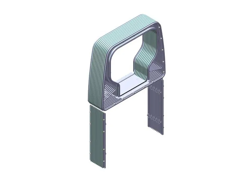 Gangway for Straddling Monorail Train