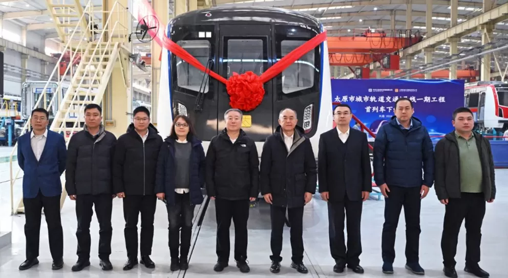 Yonggui Gangways-The First Train of Taiyuan Metro Line 1 Rolled off the Assembly Line Successfully