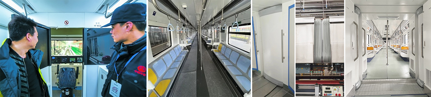 Yonggui Gangway are delivered and installed on the First Train of Beijing Subway Line 3